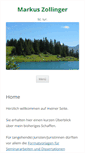 Mobile Screenshot of markus-zollinger.ch
